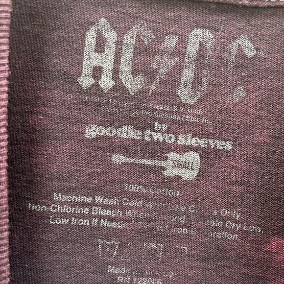 AC/DC Black Tie Dye Tee size S - Picture 3 of 9